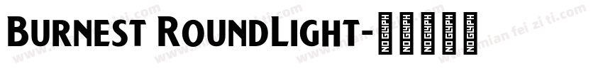 Burnest RoundLight字体转换